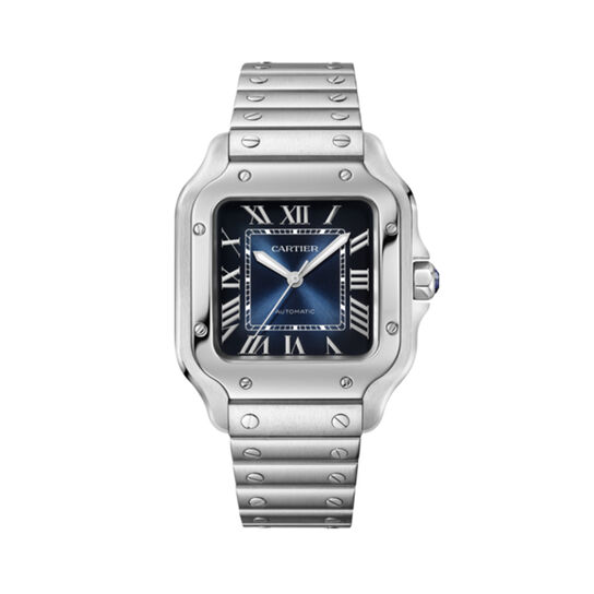 Santos de Cartier Medium Automatic 35 mm Stainless Steel image number 0